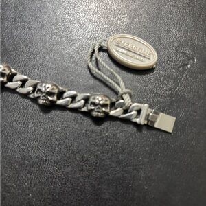 Stainless Steel Skull Bracelet